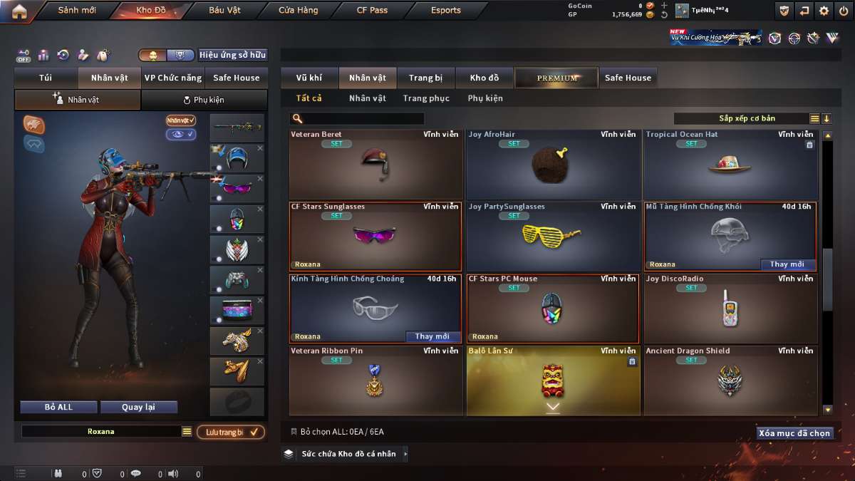 shop acc cf uy tin gia re